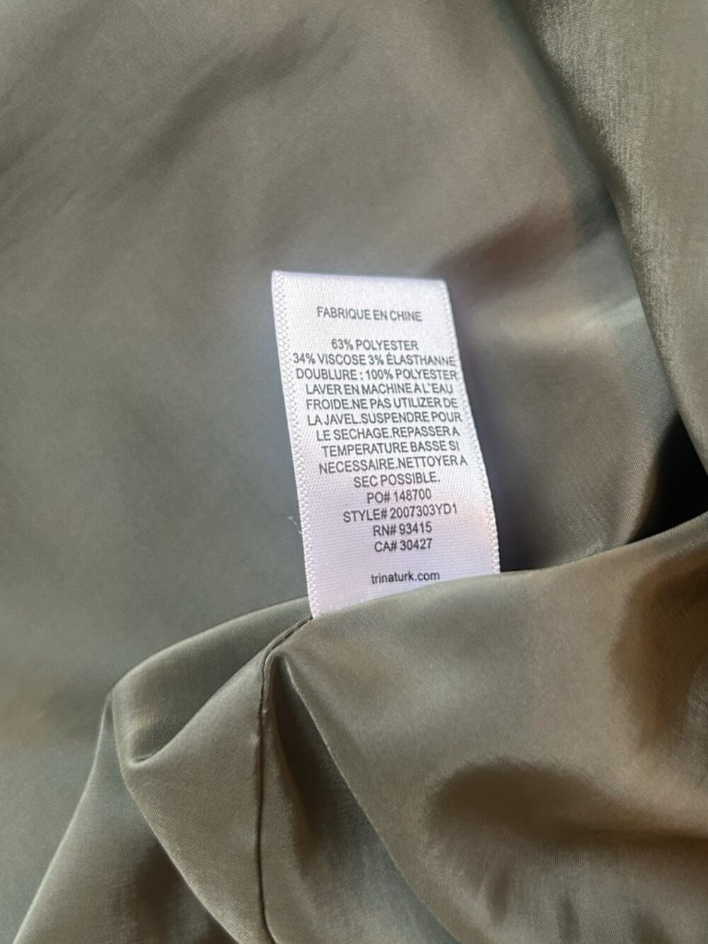 Trina Turk Delightful Dress A Line Plaid Dress Size 10 Brown Pink Wedding Guest - Picture 10 of 16